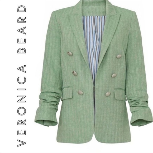 Veronica Beard Jackets & Blazers - Veronica Beard Beacon Blazer Green 0